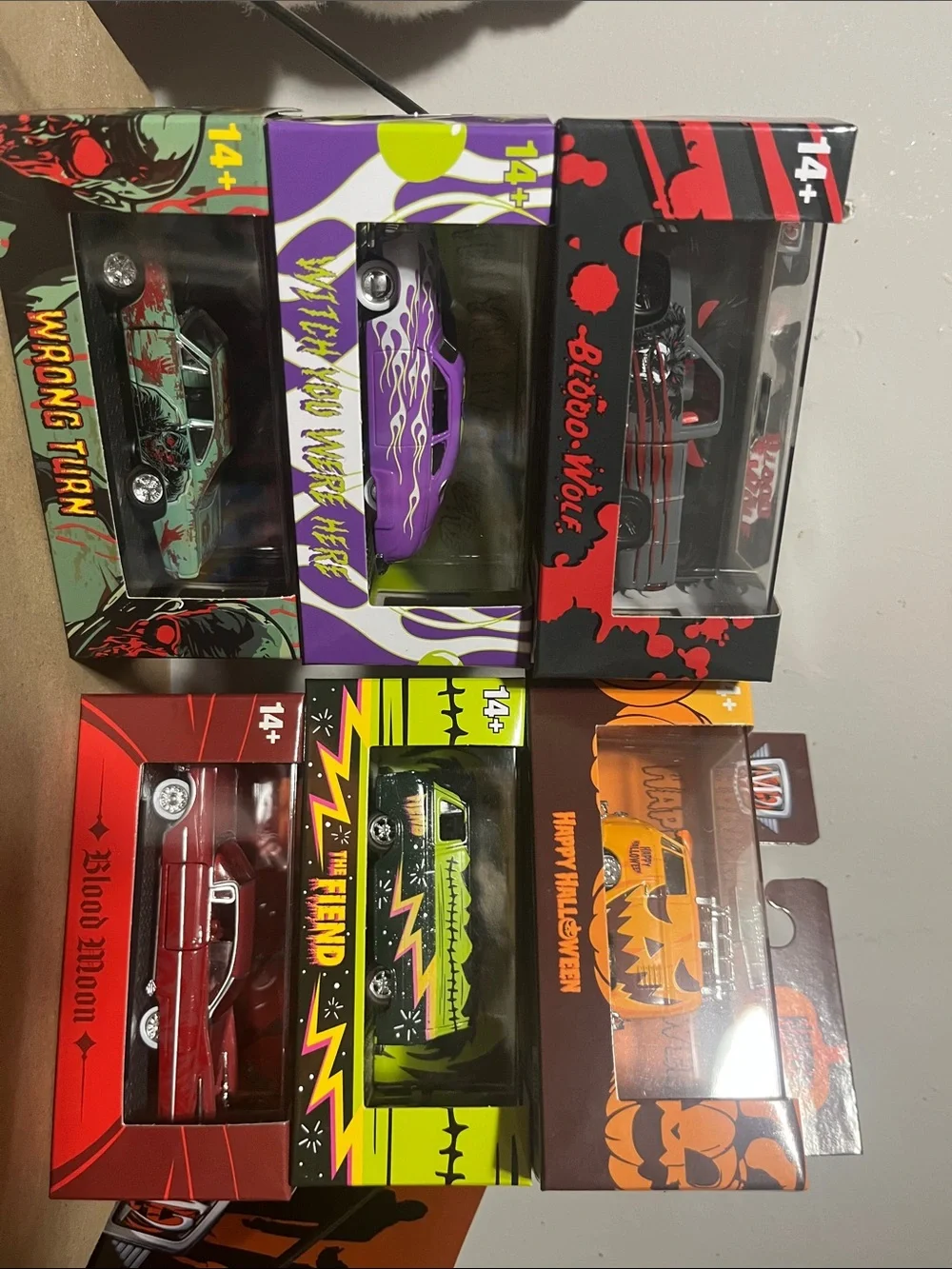 Die-Cast Halloween Muscle Car Set by